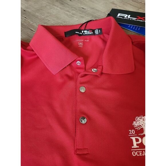 Ocean Course PGA Championship polo Womens Small Red NWT Kiawah 2021 Ralph Lauren - Picture 3 of 7